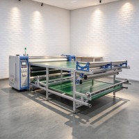 Machine de presse à chaud à rouleaux pour transfert d'huile 3,2 m, pour autocollants par sublimation, calandre industrielle pour maillots de sport