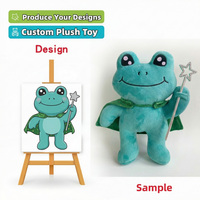 Jouets en peluche personnalisés, design de poupée, chien dessin animé qui cligne des yeux, cadeaux pour concessionnaires automobiles, elfe de Noël, porte-clés en peluche personnalisé