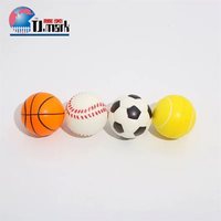 Balle anti-stress de football Squish Logo personnalisé Jouets spongieux Balle anti-stress en PU Jouet