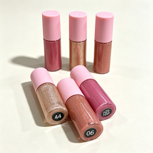 Vente en gros de <span class=keywords><strong>gloss</strong></span> à lèvres miniatures personnalisés, logo personnalisé, <span class=keywords><strong>gloss</strong></span> à lèvres <span class=keywords><strong>nude</strong></span> <span class=keywords><strong>rose</strong></span> rouge doré pailleté, rouge à lèvres mat - Product Image 2