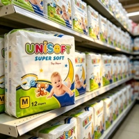 Pañales Desechables para Bebé UNISOFT de Absorción Rápida, Suaves y Cómodos, de Algodón, para Cuidado Diario, Venta al Por Mayor, Fabricante