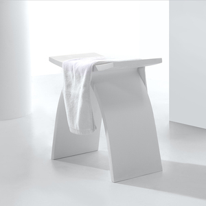 <span class=keywords><strong>Tabouret</strong></span> de <span class=keywords><strong>douche</strong></span> en résine de surface solide avec design européen, siège de toilette personnalisable <span class=keywords><strong>pour</strong></span> bébés, enfants, salle de bain, chambre à coucher - Product Image 3