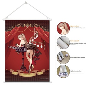 Custom 60*90cm 40*60cm 34 Designs Japan Good Quality Anime <strong>Game</strong> Gengar Eevee Paintings Hanging Cloth <strong>Poster</strong> <strong>Wall</strong> Scroll <strong>Poster</strong> - Product Image 3