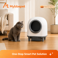 Bac à litière intelligent Dolphin CH-ICB015, toilette automatique pour chat à nettoyage automatique, commande par application, grande capacité 80L, bac à litière pour animaux de compagnie