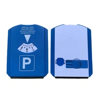 Minuterie multifonction en plastique pour disque de stationnement avec grattoir à glace et jeton d'achat Jauge de profondeur de pneu en plastique pour promotion
