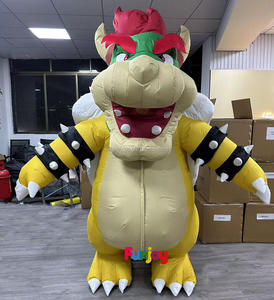 Disfraz Divertido de Mascota Inflable de <span class=keywords><strong>Mario</strong></span> para Adulto Traje Inflable de <span class=keywords><strong>Bowser</strong></span> Koopa Ropa de Cosplay para Fiesta de Animales - Product Image 4