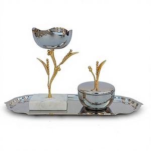 Juego de Incensario de Acero Inoxidable Estilo Árabe para Ramadán y Eid Al-Fitr, Ecológico, con Empaque Aromático en Cartón, Venta de Fábrica - Product Image 1