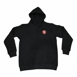 Vente en gros XXL Hommes 100% Coton Respirant Pull-over Polaire À Capuche 320 GSM Couleur Unie Automne Veste De Sport Fermeture Éclair Brodé - Product Image 2