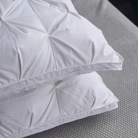 Oreiller de soutien du cou en tissu de coton confortable de qualité supérieure, nouveau design, pour dormir, oreiller de lit moelleux pour hôtel, 50x70cm