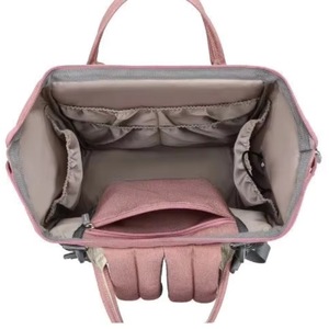 Muestra gratuita de cuna portátil de lujo para recién nacidos y bolsa de pañales para mamá con puerto USB, mochila para pañales con moisés. - Product Image 4
