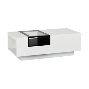 <span class=keywords><strong>Tavolino</strong></span> <span class=keywords><strong>da</strong></span> caffè <span class=keywords><strong>in</strong></span> <span class=keywords><strong>vetro</strong></span> di nuovo Design <span class=keywords><strong>con</strong></span> mobili <span class=keywords><strong>da</strong></span> soggiorno a scomparsa Cabinet per TV - Product Image 1