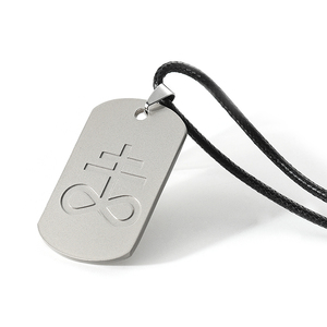 Collar de plata de ley de doble cara, Etiqueta de perro personalizada grabada - Product Image 4