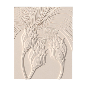 Pittura murale moderna semplice della decorazione della parete del ristorante fatto a mano pittura di rilievo 3D - Product Image 6