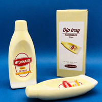 Ensembles de bols à trempette créatifs en céramique et porcelaine jetables, écologiques et personnalisables pour diverses sauces (Ketchup, Sauce piquante, Wasabi)