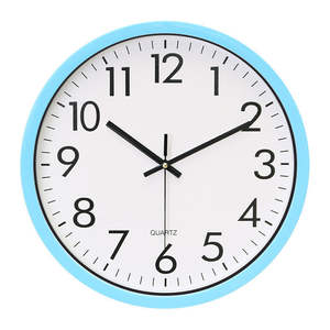 低起订量12英寸石英家居装饰挂钟制造商在中国塑料促销 - Product Image 4