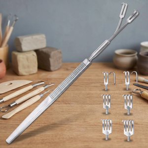 Kit chirurgical de rétracteurs à crochets en acier certifié CE, alimentation manuelle, prix de gros, logos personnalisés - Product Image 4