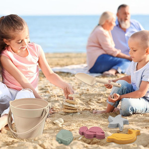 Wholesale Quality Silicone Beach Toys <b>for</b> Summer <b>Kids</b> Including a Fun Bucket <b>for</b> Beach & <b>Sand</b> Play in the Sun - Product Image 6