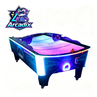Machine de jeu de hockey sur air à monnayeur, table d'arcade pour 2 joueurs, machine de jeu de sport électrique d'intérieur pour parc d'attractions
