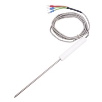 Sonde de température à résistance thermique (RTD) de type K en acier inoxydable, flexible, pour usage industriel, capteur thermocouple Pt100
