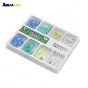 الأسنان التصالحية المواد أعلى BM لا 1.075 كيت 12 مللي متر و 14 مللي متر الروسية الأسنان تلميع أقراص 80 قطعة + مغزل - Product Image 2