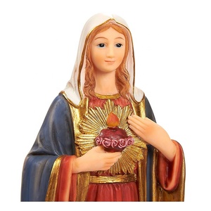 Figurine catholique de la vierge <span class=keywords><strong>marie</strong></span> et jésus Christ, en résine, religieux, créativité de noël - Product Image 3