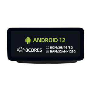 Lecteur multimédia tactile pour voiture <span class=keywords><strong>Android</strong></span> 13 <span class=keywords><strong>GPS</strong></span> 12,3 pouces avec CarPlay sans fil intégré pour Benz GLC W209 2011-2015 NTG4.5 - Product Image 2