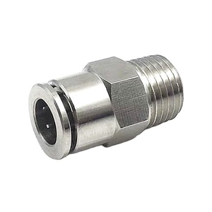 Aochente Messing Pneumatische Rohrverschraubungen PC-Modell Vernickelte Union Luftschlauch Schnellverbinder Push-In Gewinde M1/8-M3/8 1,5 Jahre Garantie - Product Image 3
