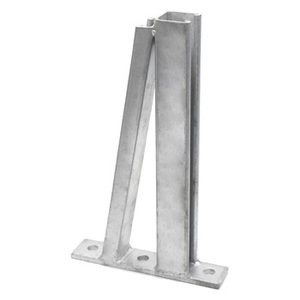 470mm Hot Dip Galvanized Carbon Steel U-Channel Cantilever <b>Brackets</b> Arm Wall Plate Welded Strut Profile ASTM Standard for - Product Image 3