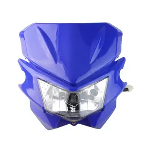GOOFIT 12V 35W H4 Motorcycle Universal Headlights Fairing Light Headlamp Replacement For KX125 KX250 KXF250 KXF450 KLX200 KLX250