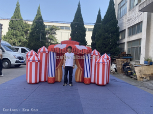 Custom Arch Inflable <span class=keywords><strong>Circo</strong></span> <span class=keywords><strong>Fondo</strong></span> Globo Elementos Cortinas para la decoración del escenario - Product Image 2