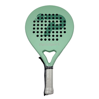 Raquette de padel PATSSPORT OEM professionnelle en fibre de carbone 12K, finition mate, MultiEva 28-15-28, série Macaron avec trous intelligents