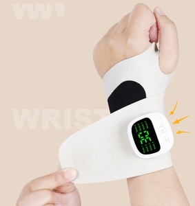 Leichtes elastisches kabelloses Massage gerät für elektrische Handgelenks tützen mit Daumens tabilisator - Product Image 1