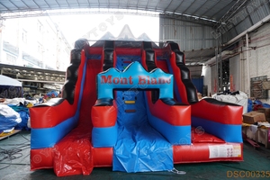 Toboggan gonflable commercial à double voie, modèle <span class=keywords><strong>Mont</strong></span> <span class=keywords><strong>Blanc</strong></span>, pour enfants et adultes, idéal pour la location dans les parcs d'attractions extérieurs - Product Image 4