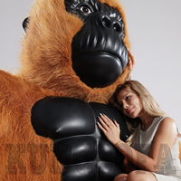 Canapé-lit moderne gonflable canapé gorille géant chaise Singe King Kong mobilier de salon pour adultes