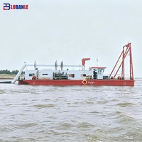Pompe de dragage à aspiration par jet LUBANLE pour moteur diesel Wechai, pour l'extraction de sable et d'or, le dragage de boue de rivière, capacité de travail de 400 m³/h