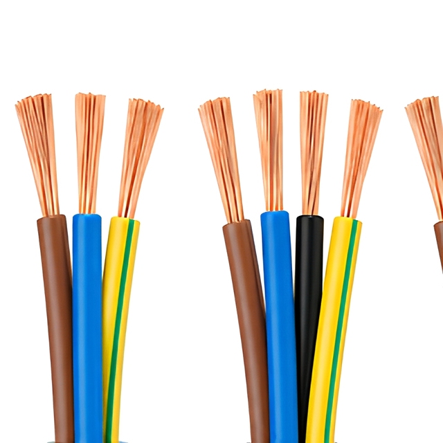 High Quality Stable Power Cable H05VV-F Supply for Lighting RVV Wire 3 Cores 1mm2