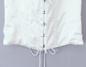 Top Estivo da Donna <span class=keywords><strong>con</strong></span> Allacciatura Posteriore, Scollatura a Cuore, in Seta, Casual e alla Moda - Product Image 5