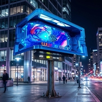 Écran LED 8K pleine couleur, luminosité 5000 cd, étanche IP66, lisible en plein soleil, pour extérieur, autoroute, centre commercial
