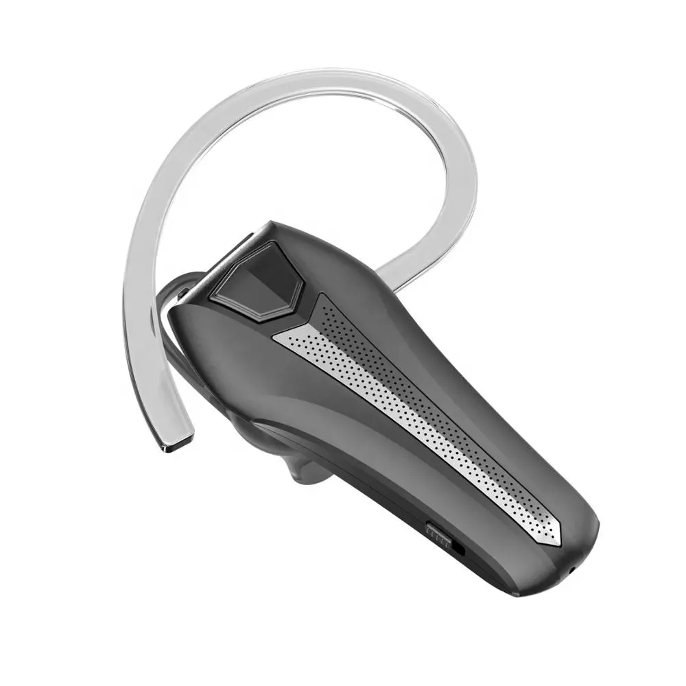 Headset Bluetooth OEM V4.2 Tahan Angin, Earpiece Nirkabel Penghilang Kebisingan Bebas Genggam dengan Mikrofon HD
