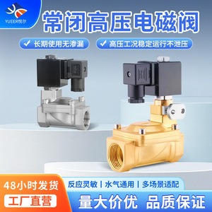 Vanne Solénoïde 1 Pouce en Laiton pour Contrôle d'Eau AC220V DC24V Normalement Fermée Interrupteur de Conduite Manuel/Automatique - Product Image 5