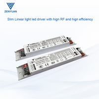 Fuente de Alimentación Lineal Aislada de Metal a Prueba de Agua para Iluminación Lineal, Alto Factor de Potencia, Alta Eficiencia, Controlador LED para Iluminación Lineal, Venta al Por Mayor de Fábrica