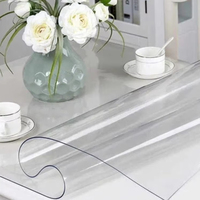 Nappe de table en PVC transparent résistant à la chaleur, qualité alimentaire, antidérapante, pour la maison, la cuisine et les restaurants