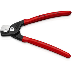 KNIPEX 95 11 160 กรรไกรตัดสายเคเบิลสเต็ปคัทเคลือบพลาสติก ขัดเงา 160 มม. - Product Image 2