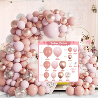 Ballons en latex Orangetex pour décoration de fête, différentes tailles, ballons mats de couleur unie, kits d'articles pour baby shower et anniversaire