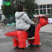 Manège de dinosaure animatronique de divertissement, scooter électrique à pièces pour enfants
