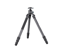Trépied de chasse en fibre de carbone Manbily MT-364+BH-PA02, robuste, diamètre du tube 36 mm, avec rotation à 360° °   Rotule pour la photographie en extérieur et la caméra