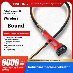 Mesin Vibrator Beton Portabel Kecil Isi Ulang Listrik Industri, Vibrator Semen Mortar Elektrik Lithium Brushless - Product Image 5