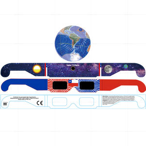 Marco de papel ISO/CE Logotipo personalizado Impresión 3D Gafas de eclipse solar para evento de gafas <span class=keywords><strong>Eclispe</strong></span> 2025 - Product Image 6
