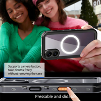 Étui de téléphone étanche IP68 pour utilisation sous-marine avec 17 boutons de commande pour caméra, protection robuste contre les chutes et la poussière, anneau magnétique et cordon