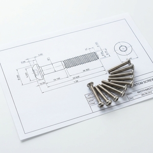 viti speciali su misura secondo disegno con produzione precisa e una varietà di materiali - Product Image 1